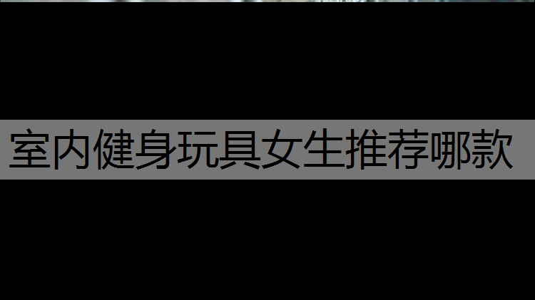 室内健身玩具女生推荐哪款